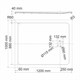 WASSERKRAFT Rhin 44T Душевой поддон прямоугольный искусственный камень размер 120x100 см, белый WASSERKRAFT 44T10 - фото 290250
