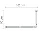 WASSERKRAFT Kammel SC-839000 Карниз для ванной, цвет белый WASSERKRAFT 839018 - фото 290377