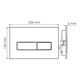 WASSERKRAFT Salm Система инсталляции для унитазов WASSERKRAFT 27TLT.010.ME.WH.PB03 - фото 290480
