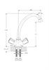 RUSH Pioneer Смеситель для кухонной мойки (PI7950-22), цвет хром PI7950-22 - фото 290815