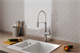 RUSH Смеситель для кухонной мойки с гибким изливом (MS9035-35White), цвет хром / белый MS9035-35White - фото 291162