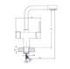 RUSH Смеситель для кухонной мойки с фильтром (MS9035-33Black), цвет черный MS9035-33Black - фото 291187