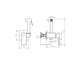 RUSH Thira Гигиенический душ встраиваемый (TR3635-99Grey), цвет графит TR3635-99Grey - фото 291414