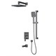 RUSH Thira Встроенная душевая система (TR3635-60Grey), цвет графит TR3635-60Grey - фото 291430