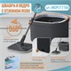 RUSH Comfort Швабра и ведро с отжимом (MOP211106), цвет серый MOP211106 - фото 291441