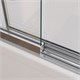 CEZARES Slider Шторка на ванну раздвижная ширина 90 см профиль - хром / стекло - прозрачное SLIDER-FIX-VF-11-90/150-C-Cr