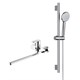 AQUATEK Nika Душевой комплект наружнего монтажа SET 2 в 1 (AQ1842CR + AQ2017CR ), хром AQ1833CR - фото 293149