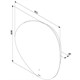 AM.PM X-Joy Зеркало универсальное с контурной LED-подсветкой, ИК- сенсором, 70 см M85MOX50701WG - фото 294118
