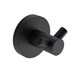 AQUAme Trento Крючок двойной латунный, черный матовый AQM7202MB - фото 294461