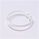 IDDIS Набор колец для шторы в ванную комнату Transparent (RID010P) ,цвет белый RID010P - фото 294636