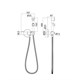 IDDIS Гигиенический душ Axes (AXESBR0i08), хром AXESBR0i08 - фото 294972