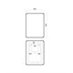 IDDIS Зеркало с подсветкой и термообогревом Cloud X 60 см (CLX60T0i98) CLX60T0i98 - фото 295427