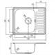 IDDIS Мойка кухонная 585*485 Strit S (STR58SDi77) STR58SDi77 - фото 295802