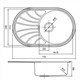IDDIS Кухонная мойка 770*480, Suno S (SUN77SDi77) SUN77SDi77 - фото 295806