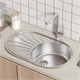 IDDIS Мойка врезного монтажа с сифоном Suno S, нерж. сталь, шелк, 770*480 (SUN77SDi77S) SUN77SDi77S - фото 295908