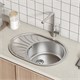 IDDIS Мойка врезного монтажа с сифоном Suno S, нерж. сталь, шелк, 650*460 (SUN65SDi77S) SUN65SDi77S - фото 295915