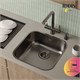 IDDIS Мойка Mate нержавеющая сталь, графит, 446*446 (MAT44GMi77) MAT44GMi77 - фото 295987