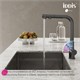 IDDIS Смеситель для кухни с выдвижным изливом и каналом для фильтра, графит, Umbra, , (UMBGMPFi05) UMBGMPFi05 - фото 296073