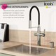 IDDIS Смеситель для кухни с каналом для фильтрованной воды и гибким изливом Ikon сатин (IKNBNFFi05) IKNBNFFi05 - фото 296084