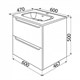 IDDIS Тумба с раковиной Edifice 60 подвесная белая (EDI60W0i95K) EDI60W0i95K - фото 296217