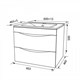 IDDIS Тумба с раковиной Cloud 60 подвесная белая (CLO60W0i95K) CLO60W0i95K - фото 296254