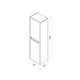 IDDIS Пенал подвесной Edifice 35 см белый (EDI35W0i97) EDI35W0i97 - фото 296620