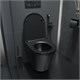 IDDIS Унитаз подвесной Calipso, черный матовый (CALR3BMi25) CALR3BMi25 - фото 296692
