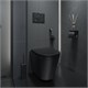 IDDIS Унитаз подвесной Calipso, черный матовый (CALR3BMi25) CALR3BMi25 - фото 296693