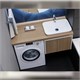 VELVEX Столешница Klaufs 1200 правая дуб французский (st.KLA.120.R дуб французский) st.KLA.120.R дуб французский - фото 297044