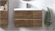 VELVEX Тумба под раковину Mondi 800-0-2 (Madera Classica Slim) навесная акация темная (308 акация темная) 308 акация темная - фото 297249