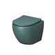 GROSSMAN Унитаз GR-4455OLMS Color (485х360х375) ЗЕЛЕНЫЙ матовый подвеснойбезободковый с тонкой крышкой GR-4455OLMS - фото 297311