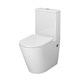 GROSSMAN Унитаз напольный Color GR-4480S (620х365х810) безободковый,белый с тонкой крышкой,микролифт,2 места GR-4480S - фото 297340