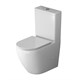 GROSSMAN Унитаз напольный GR-4407SQ (660х390х855) безободковый,белый с тонкой крышкой,микролифт,смыв торнадо,2 места GR-4407SQ - фото 297408