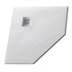 GROSSMAN Strong Душевой поддон GR-S1100100D (100х100) из искусственного камня,трапеция,белый GR-S1100100D - фото 297671
