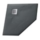 GROSSMAN Strong Душевой поддон GR-S2100100D (100х100) из искусственного камня,трапеция,графит GR-S2100100D - фото 297673