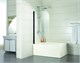 AZARIO Шторка для ванны  MERRIT 800х1400, прозрачное стекло 5 мм, покрытие EASY CLEAN, цвет профиля черный (AZ-NF6211 800 BLACK), двери распашные AZ-NF6211 800 BLACK - фото 298604