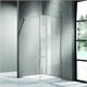 AZARIO Душевая перегородка  RICHMOND 6310 Walk-in 1400x2000 прозрачное стекло 6 мм, цыет профиля серебро (AZ-NAG 6310 1400) AZ-NAG 6310 1400 - фото 298648