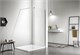 AZARIO Душевая перегородка  CHICAGO Walk-in 1000x1950 прозрачное стекло 8 мм, покрытие EASY CLEAN, цвет профиля серебро (AZ-NAR6310 1000) AZ-NAR6310 1000 - фото 298741