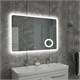AZARIO Зеркало Эльза 800х550, LED-подсветка с диммером, сенсорный выключатель (ФР-00002156) ФР-00002156 - фото 298795