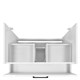 AZARIO Комплект Тумба Марика 80 Н 800*640*470 напольная с раковиной Fonte 80 (OW-00097237), цвет белый OW-00097237 - фото 298972