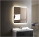 AZARIO Зеркало Стив 800х680, LED-подсветка с диммером, сенсорный выключатель (ФР-00001137) ФР-00001137 - фото 299055