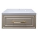 AZARIO Тумба LAURA 80/1 подвесная КАШЕМИР (БЕЗ РАКОВИНЫ CLASSIK 80) ручка ЗОЛОТО (CS00096950), цвет Кашемир CS00096950 - фото 299157