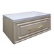 AZARIO Тумба LAURA 80/1 подвесная КАШЕМИР (БЕЗ РАКОВИНЫ CLASSIK 80) ручка ЗОЛОТО (CS00096950), цвет Кашемир CS00096950 - фото 299158