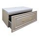 AZARIO Тумба LAURA 80/1 подвесная КАШЕМИР (БЕЗ РАКОВИНЫ CLASSIK 80) ручка ЗОЛОТО (CS00096950), цвет Кашемир CS00096950 - фото 299160