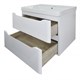 AZARIO Комплект Тумба LOTOS 60/2 615*480*570 подвесная с раковиной Monte 60 (CS00083929), цвет белый CS00083929 - фото 299520