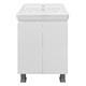 AZARIO Комплект Тумба Мила 50/Н напольная с раковиной Monte 50 (CS00097990), цвет белый CS00097990 - фото 299614