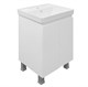 AZARIO Комплект Тумба Мила 50/Н напольная с раковиной Monte 50 (CS00097990), цвет белый CS00097990 - фото 299615