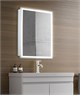 AZARIO Зеркало-шкаф Киото 50 (535х750) c подсветкой и диммером + часы (LED-00002356), цвет белый LED-00002356 - фото 299691