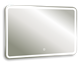 AZARIO Зеркало Давид 800х550 c подсветкой и диммером, сенсорный выключатель (LED-00002533) LED-00002533 - фото 299769