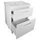 AZARIO Комплект Тумба Ника 60 Н 600х475х850 напольная, с раковиной Monte 60 (CS00082788), цвет белый CS00082788 - фото 299848